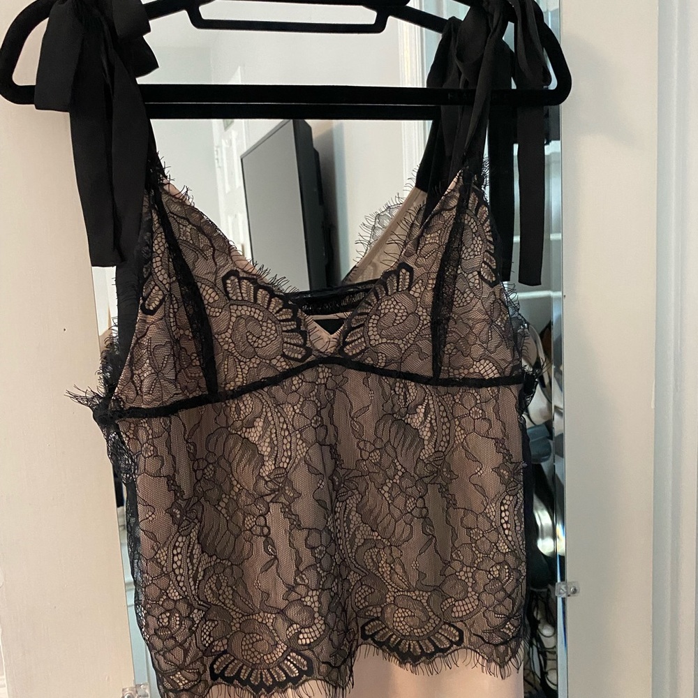 Lace tank top